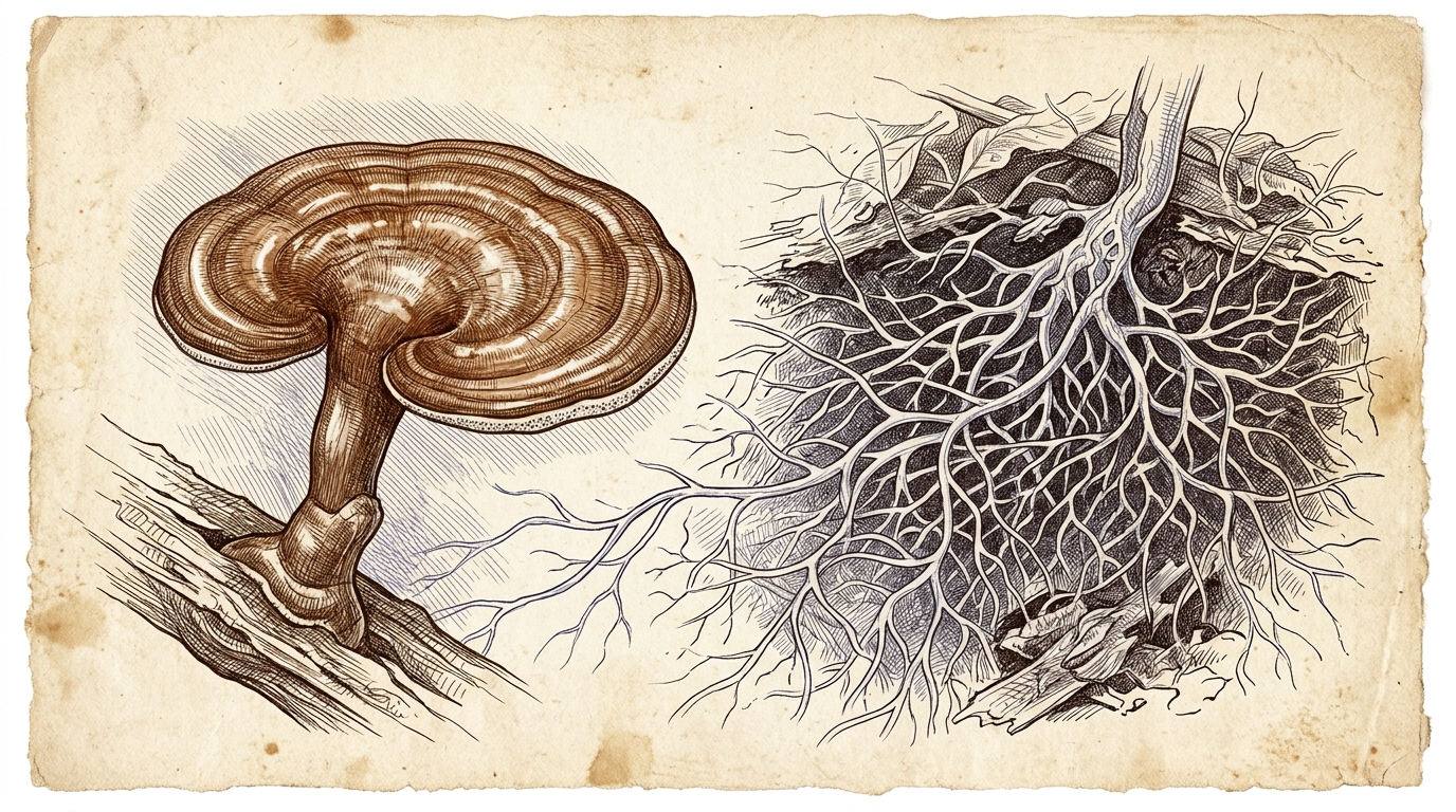Fruiting Body Vs Mycelium