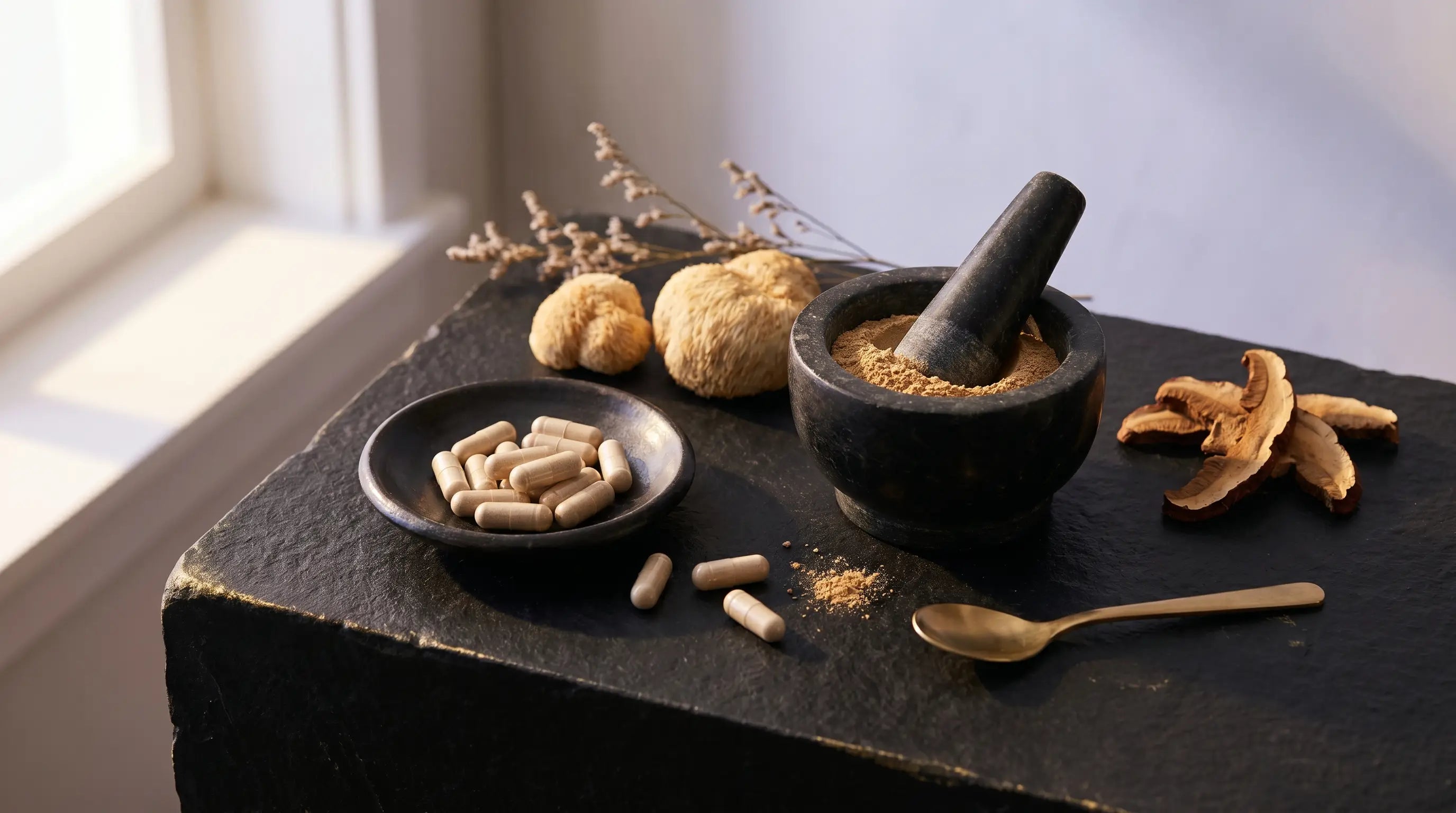 MYKO apothecary ritual still life